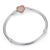 Sonykifa 2019 High Quality Rose Gold Color Snake Chain Charm Bracelet Fit Original Beads Fine Bracelet Jewelry Gift For Women