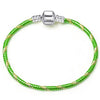 Sonykifa 2019 High Quality Rose Gold Color Snake Chain Charm Bracelet Fit Original Beads Fine Bracelet Jewelry Gift For Women