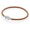 Sonykifa 2019 High Quality Rose Gold Color Snake Chain Charm Bracelet Fit Original Beads Fine Bracelet Jewelry Gift For Women