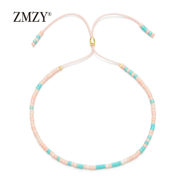 ZMZY Boho Style Miyuki Delica Seed Beads Bracelets for Women Friendship Bracelet Jewelry Colorful Charm Bracelet Femme Handmade