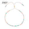ZMZY Boho Style Miyuki Delica Seed Beads Bracelets for Women Friendship Bracelet Jewelry Colorful Charm Bracelet Femme Handmade