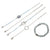 Qiao La 5pcs/set Women Fashion Bracelets Round And Silver Beads Bracelet Women's Girl Trendy Jewelry Female Bracelet Jewelry